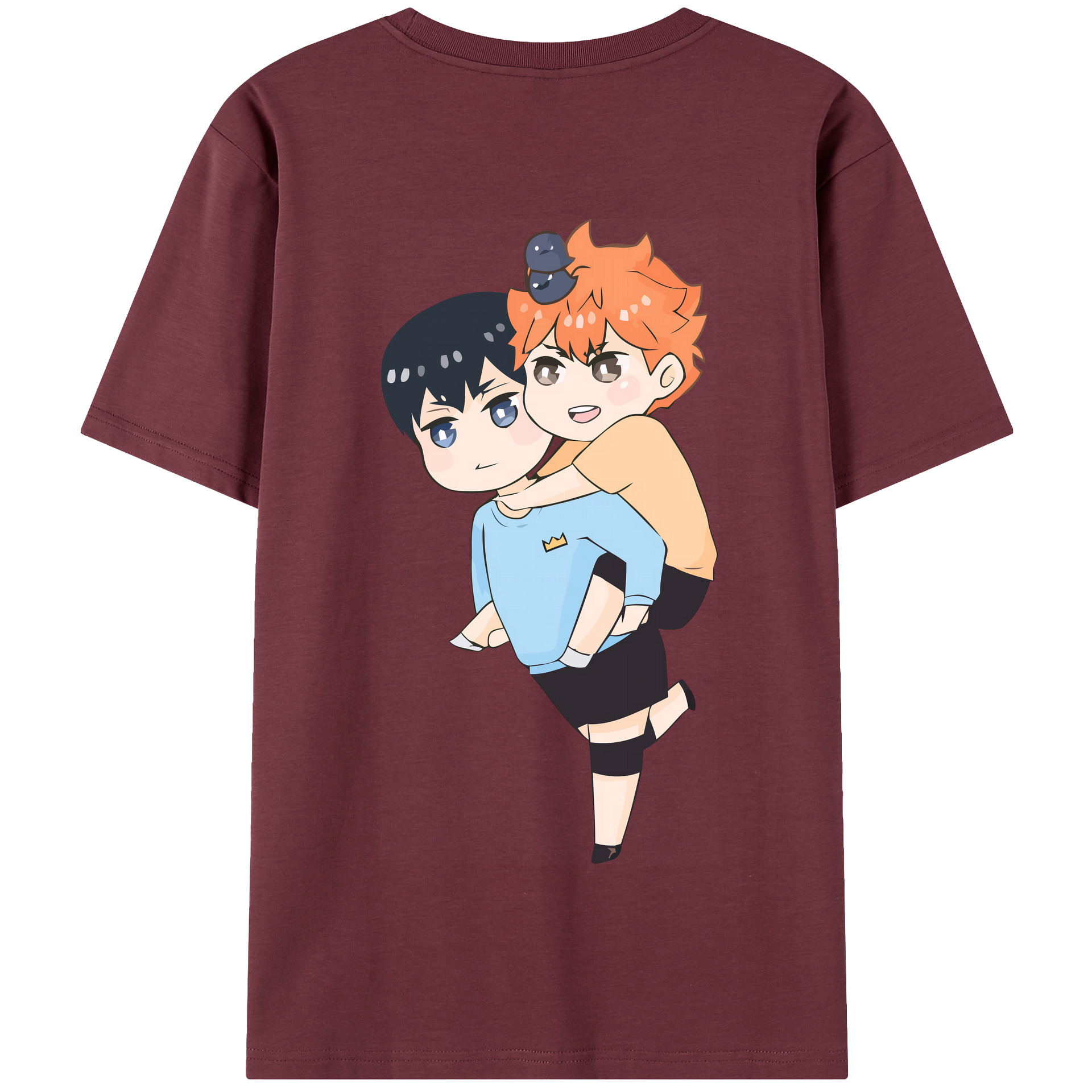 （画像用） ハイキュー!! Haikyu!! 綿100％半袖Tシャツ（背面プリント）